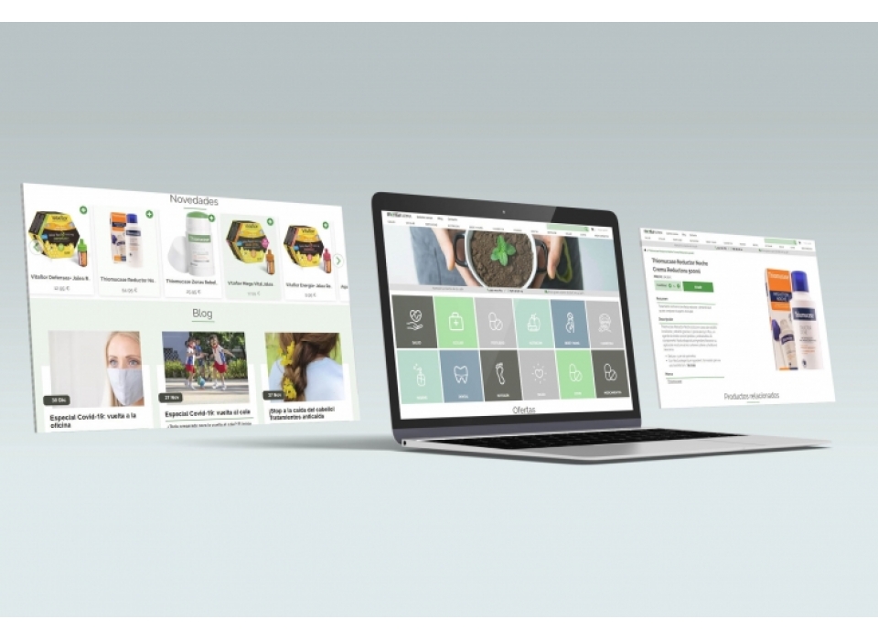 Mentafarma diseño e-commerce