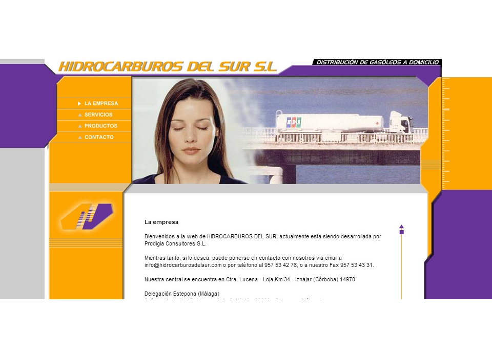 Diseño Web Hidrocarburos del Sur - Iznájar (Córdoba)