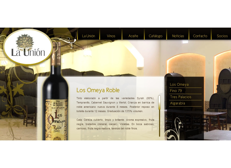 Vinos Los Omeya Roble - Cooperativa La Unión Montilla