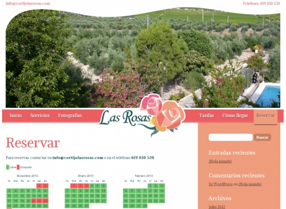 Reservas Cortijo Las rosas