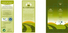 Packaging botella de aciete el cortijillo