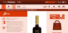 producto pedro ximenez vino caracteristicas botella