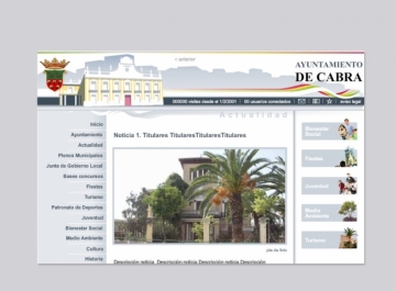 Ayuntamiento de Cabra Web