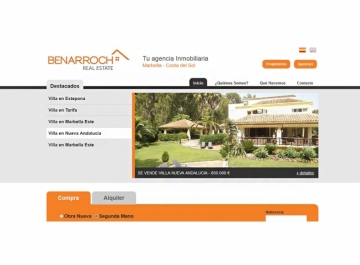 Benarroch Real Estate - Sitio web